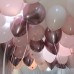 Шары под потолок "Розовый микс"